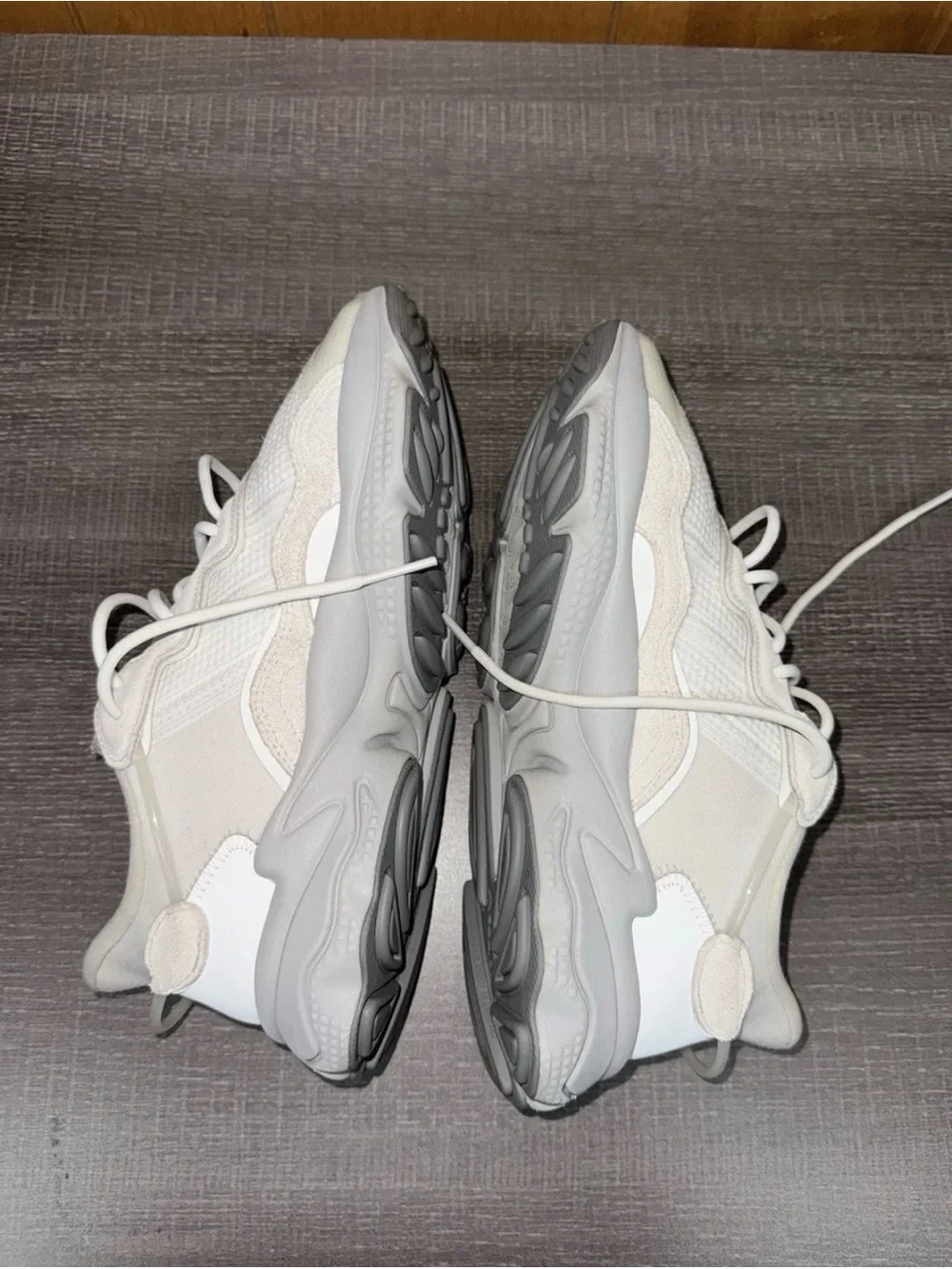 adidas Cream/White Running Sneakers